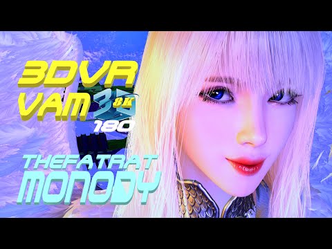 3DVR180 VaM 8K60F TheFatRat - Monody (feat. Laura Brehm), Lightworker, Dance, MMD, ダンス