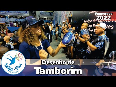 Beija-Flor 2022 | Desenho de tamborim #quadras22