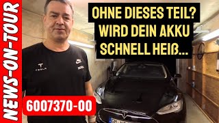 Tesla Model S Reparatur: Valve 4-Way (6007370-00-B → 6007370-00-F) bei 302.000 km getauscht