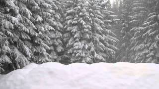 preview picture of video 'Silné sněžení'