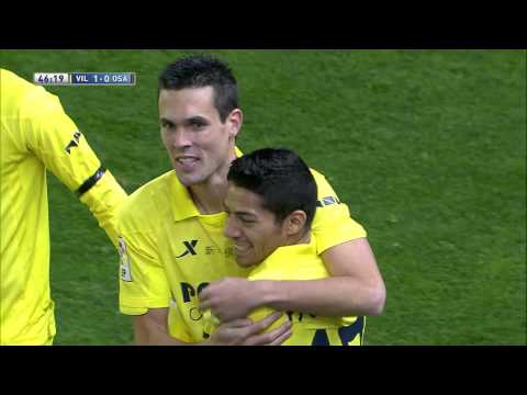 Gol de Perbet (1-0) en el Villarreal CF - Osasuna - HD