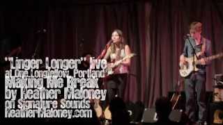 Heather Maloney "Linger Longer" live at One Longfellow, Portland