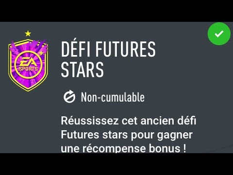 FIFA20 SBC / DCE LIVE -  DÉFI FUTURES STARS - SOLUTION PAS CHER
