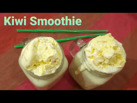 Kiwi ice cream smoothie | किवी मिल्क शेक बनाने की विधि | Milkshake recipe | Smoothie recipe | drinks