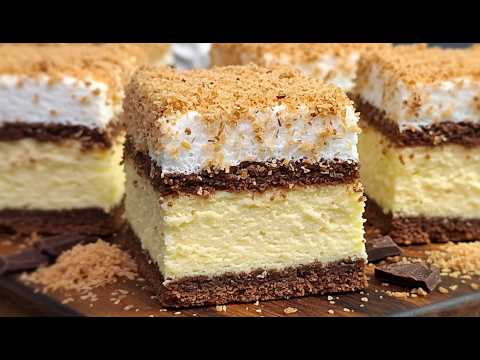 The famous coconut cake in 15 minutes! Grandma's secret cake!