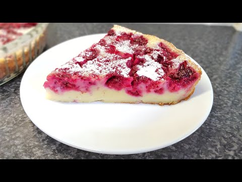 Clafoutis cu zmeura | Raspberry Clafoutis Recipe