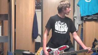 Smoke Or Fire - California's Burning bass cover