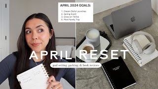 APRIL RESET ROUTINE (goal setting, packing routine, content corner)