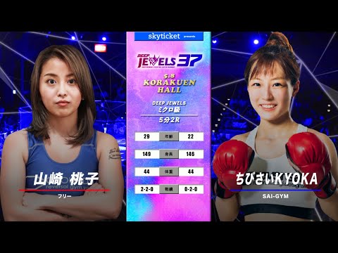 山崎桃子(Yamazaki Momoko) VS ちびさいKYOKA(Chibisai Kyoka) DEEP JEWELS 37