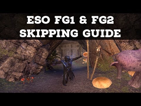 ESO dungeon skipping / speed guide guide - Fungal Grotto I & Fungal Grotto II