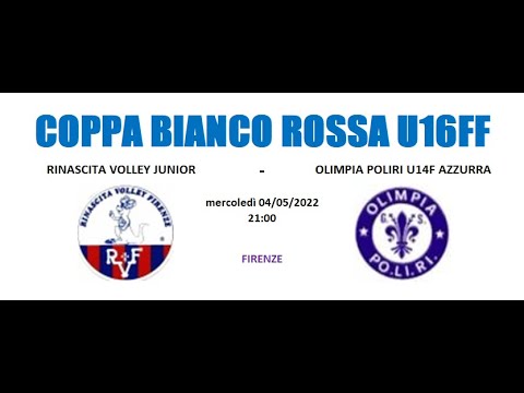 CU16FF - RINASCITA VOLLEY JUNIOR vs OLIMPIA POLIRI U14F AZZURRA