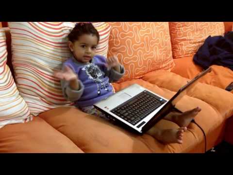 Ruwaida listen to music