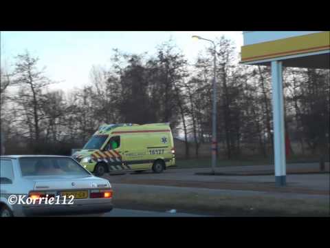 A1,Otaris Ambulance 16-127 naar melding op de Alk in Noordwijk