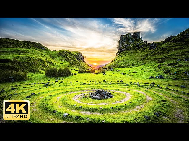 10 Hours Fantastic Views of Nature 4K with Relaxation Music SDDEFAULT Thumbnail