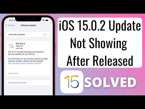 iOS 15.0.2 Update Not Showing How To Install iOS 15.0.2 Update New Version iOS 15.0.2