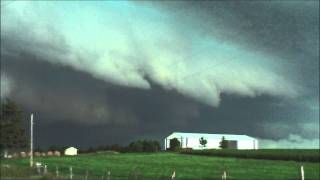 preview picture of video 'Awesome Severe Thunderstorm In Iowa & Missouri No Tornado But Big Front'