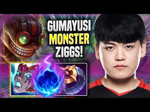 GUMAYUSI IS A MONSTER WITH ZIGGS! - T1 Gumayusi Plays Ziggs ADC vs Jinx! | Season 2022