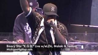 Binary Star "K.G.B." Live w/eLZhi, Malaki & Texture (2005)