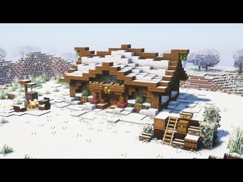 Ultimate Minecraft Winter Cabin Build - Eli's Art