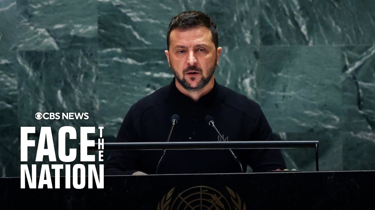 Ukrainian President Volodymyr Zelenskyy addresses U.N. General Assembly