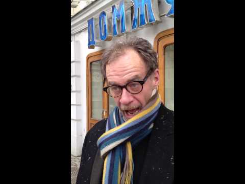 New York Times Journalist David Carr in Moscow