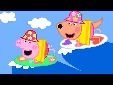 Peppa Pig Italiano - Campioni di surf - Collezione Italiano - Cartoni Animati