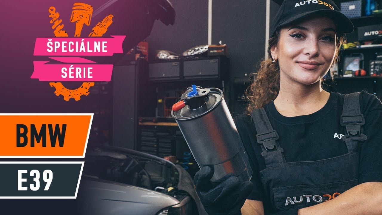 Ako vymeniť palivový filter na BMW E39 touring – návod na výmenu