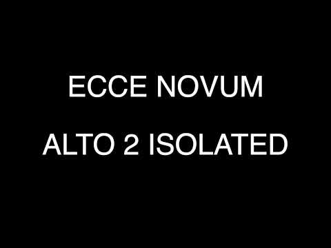 ECCE NOVUM - ALTO 2 ISOLATED