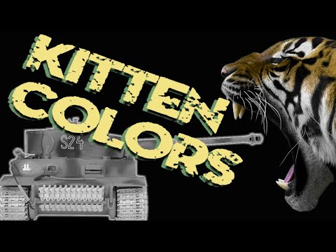 Let's paint the Tiger I early in standard German camo colors. Border Model BT-010