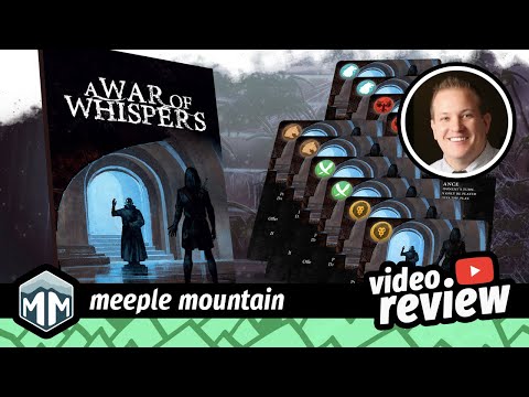 Boardgame Brody - A War of Whispers: Dark Alliance - Review & How to Play 