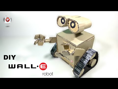 Cara Membuat Robot WALL*E Dari Kardus Bekas. Video