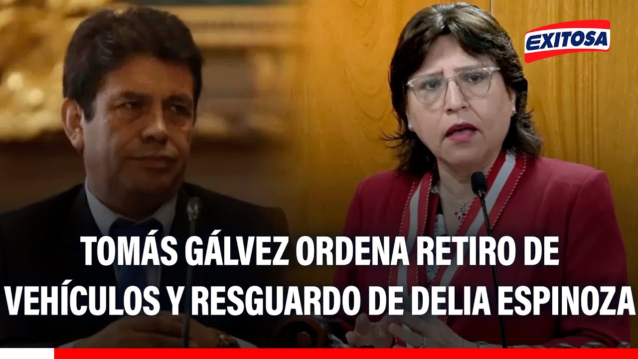 🔴🔵 Tomás Gálvez ordena retiro de vehículos y resguardo de Delia Espinoza