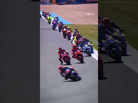 Marc and Bagnaia collide! 💥 | 2025 Spanish GP