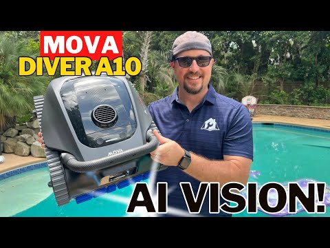 This AI Robot Cleans Your Pool for You?! MOVA DIVER A10 Unboxing & Test