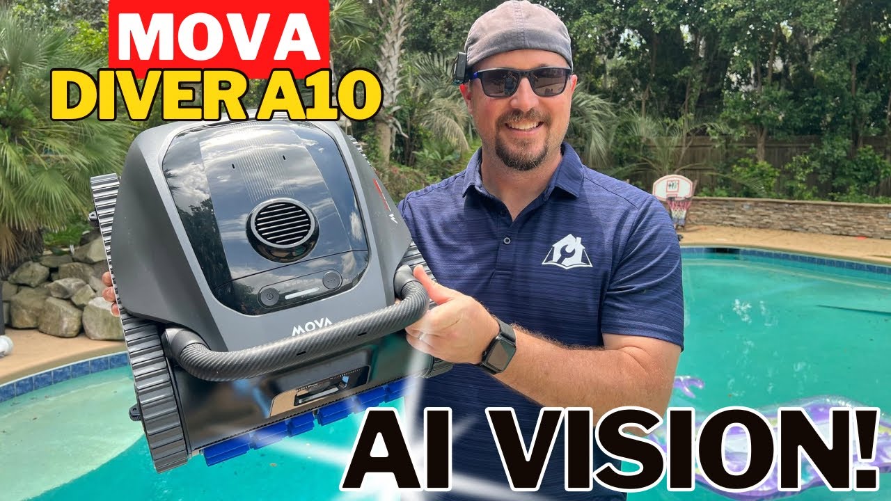 This AI Robot Cleans Your Pool for You?! MOVA DIVER A10 Unboxing & Test