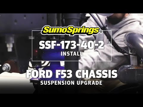 Ford F53 Class A Gas Motorhome Suspension Upgrade | SumoSprings SSF-173-40-2 Install