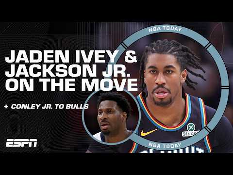 NBA TRADE MOVES 🚨 Jaren Jackson Jr. to Utah, Jaden Ivey & Mike Conley Jr. to Chicago | NBA Today