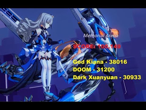[Honkai Impact 3] HotV 38016, Doom 31200, DXY 30933 | Memorial Arena Aug.27, 2019