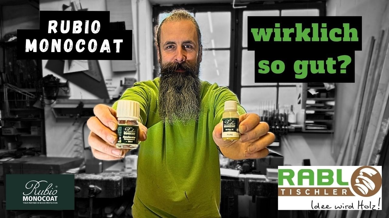 Vorschaubild YouTube Video Arbeitsplatten öl Rubio Monocoat oil plus 2c wirklich so gut? Der Härtetest!