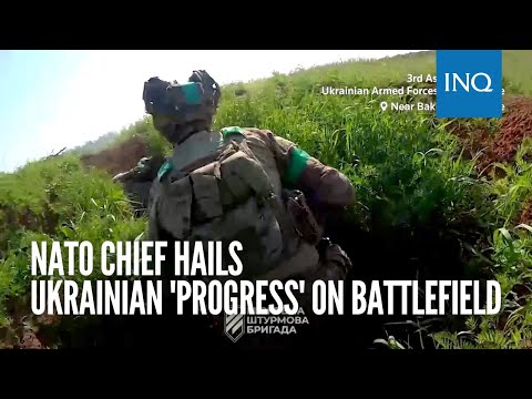 NATO chief hails Ukrainian 'progress' on battlefield