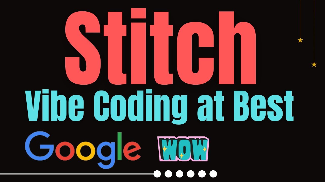 Google Stitch - Vibe Coding at Best: Hands-on Demo for Mobile and Web