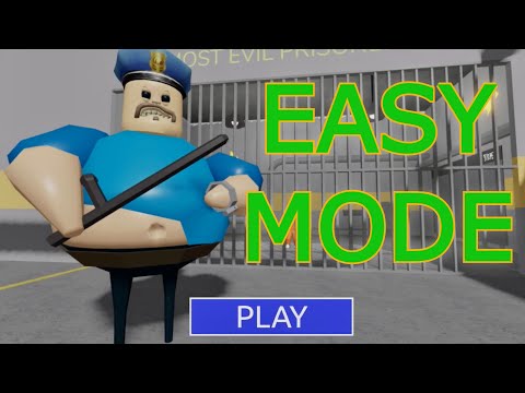 Roblox Barry’s Prison Run Story Obby EASY MODE - Walkthrough and Boss Battle 