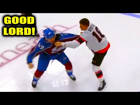 Tim Stutzle Sam Girard Fight Scrap | Ottawa Senators vs Colorado Avalanche 2026 Highlights