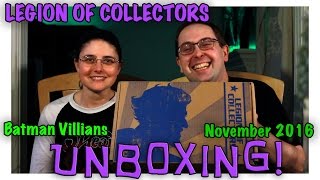 UNBOXING! Legion of Collectors November 2016 - Batman Villians Funko DC Box