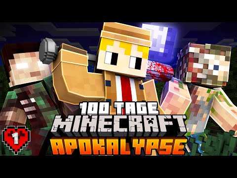 Ich überlebe 100 Tage in einer Zombie Apokalypse (Teil 1)