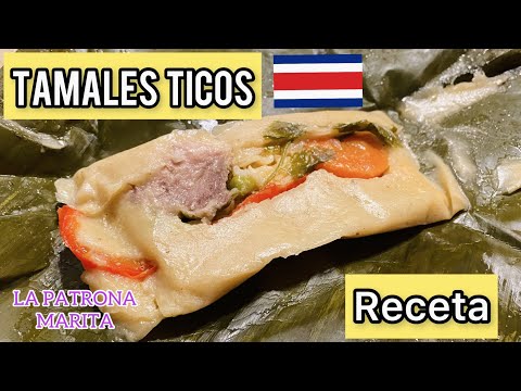 COMO HACER TAMALES COSTARRICENSES 🇨🇷 HOW TO MAKE COSTA RICAN STYLE TAMALES #tamalesticos #costarica