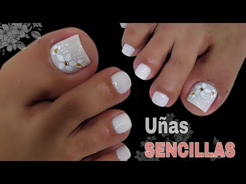 Diseño de uñas SUPER FÁCIL Y SENCILLO /UÑAS DECORADAS Para Principiantes/uñas francés 😍.