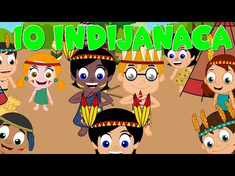 Učimo brojati - 10 Indijanaca - Dječje pjesmice