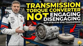 TRANSMISSION TORQUE CONVERTER NOT ENGAGING DISENGAGING 6T30 6T35 6T40 6T45 TRANSMISSION