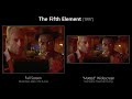 The Fifth Element 1997 Theatrical Widescreen Open Matte Full Screen Comparison